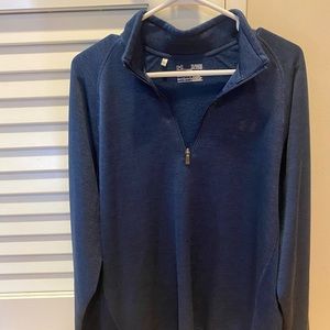 Under armour 1/4 zip men’s XL blue sweater